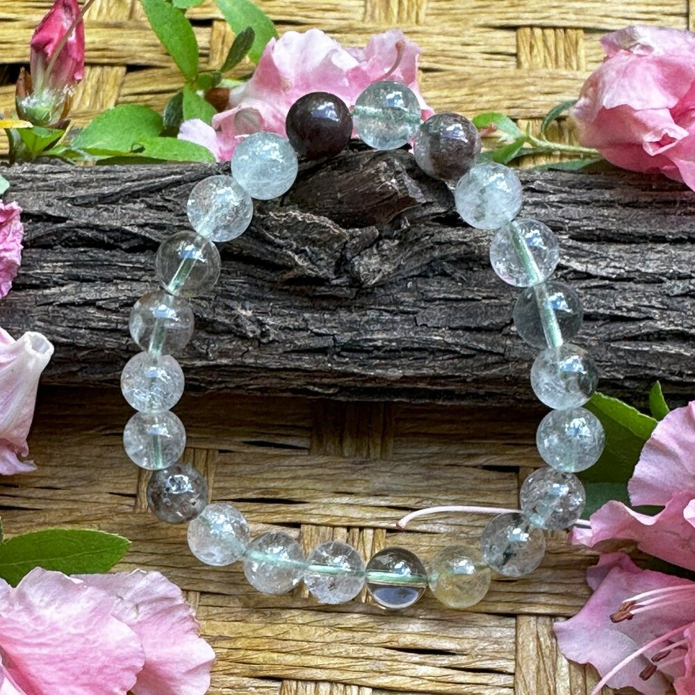 8 mm Green Phantom  Bracelet Unisex